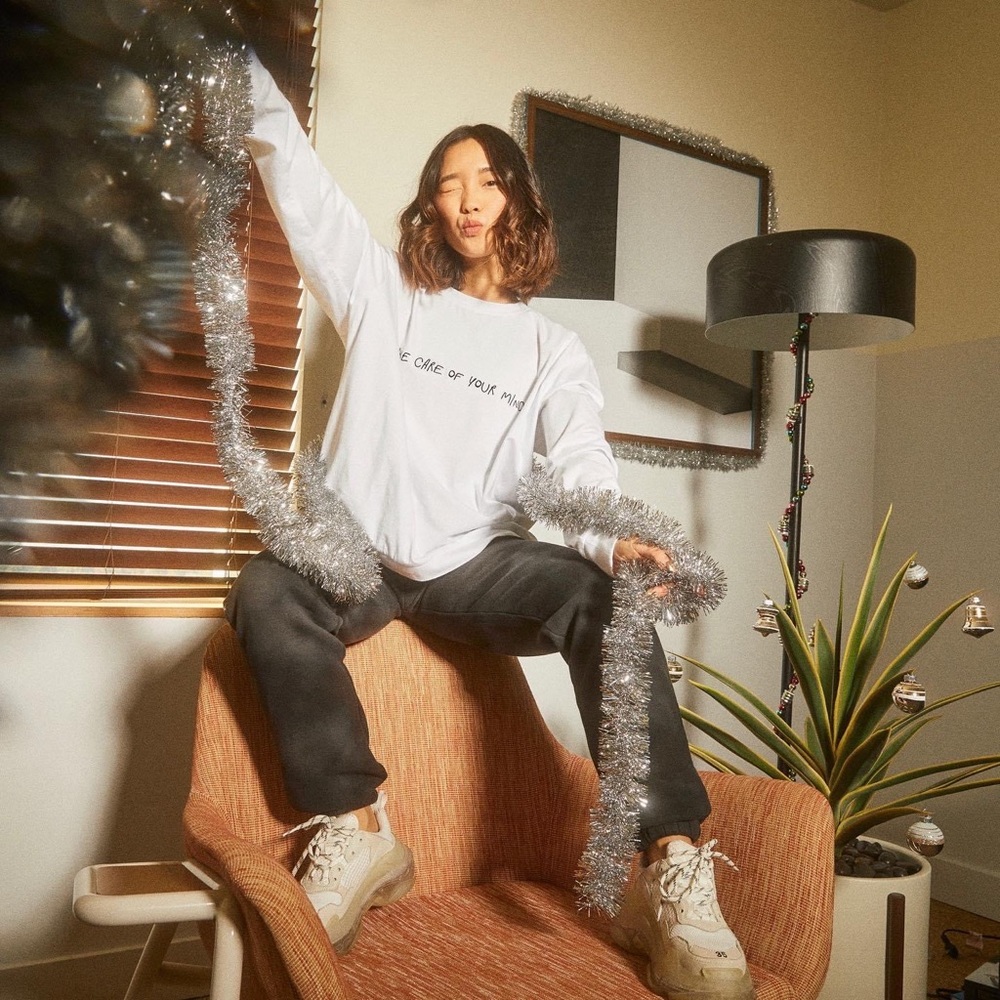 Eggie “Take Care of Your Mind” Long Sleeve Tee